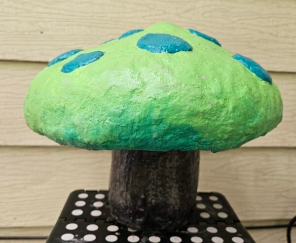 Green and Blue Mushroom